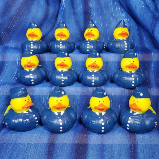 12 US Air Force Rubber Ducks - Click Image to Close