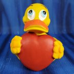 Duck Love Big Heart Rubber Duck from Lanco