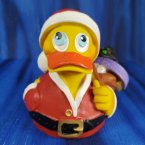 Santa with Gifts Rubber Duck from Lanco