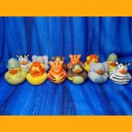 Fun Flock! 12 Assorted Safari Rubber Ducks