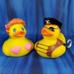 Mermaid and Pirate Rubber Ducks from Wild Republic